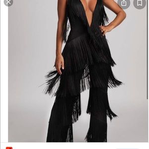 Meshki fringe jumpsuit